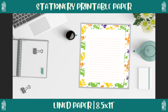 Download Bordered Stationery Printable Paper 220 - Premium Bundle
