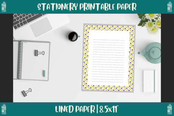 Download Bordered Stationery Printable Paper 217 - Premium Bundle