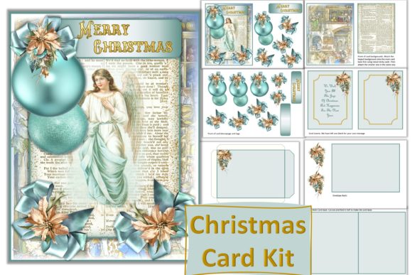 Download Christmas Card Making Kit Shabby Chic - Shabby chic Collection