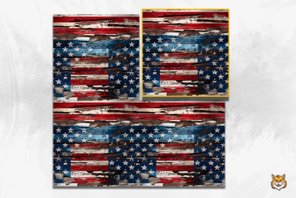 Download Vintage American Wooden Seamless Pattern - Wooden seamless Collection