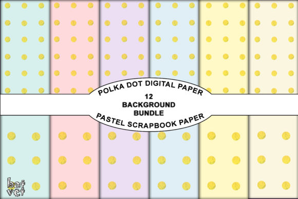 Download Polka Dot Digital Paper Bundle - Bundle Collection